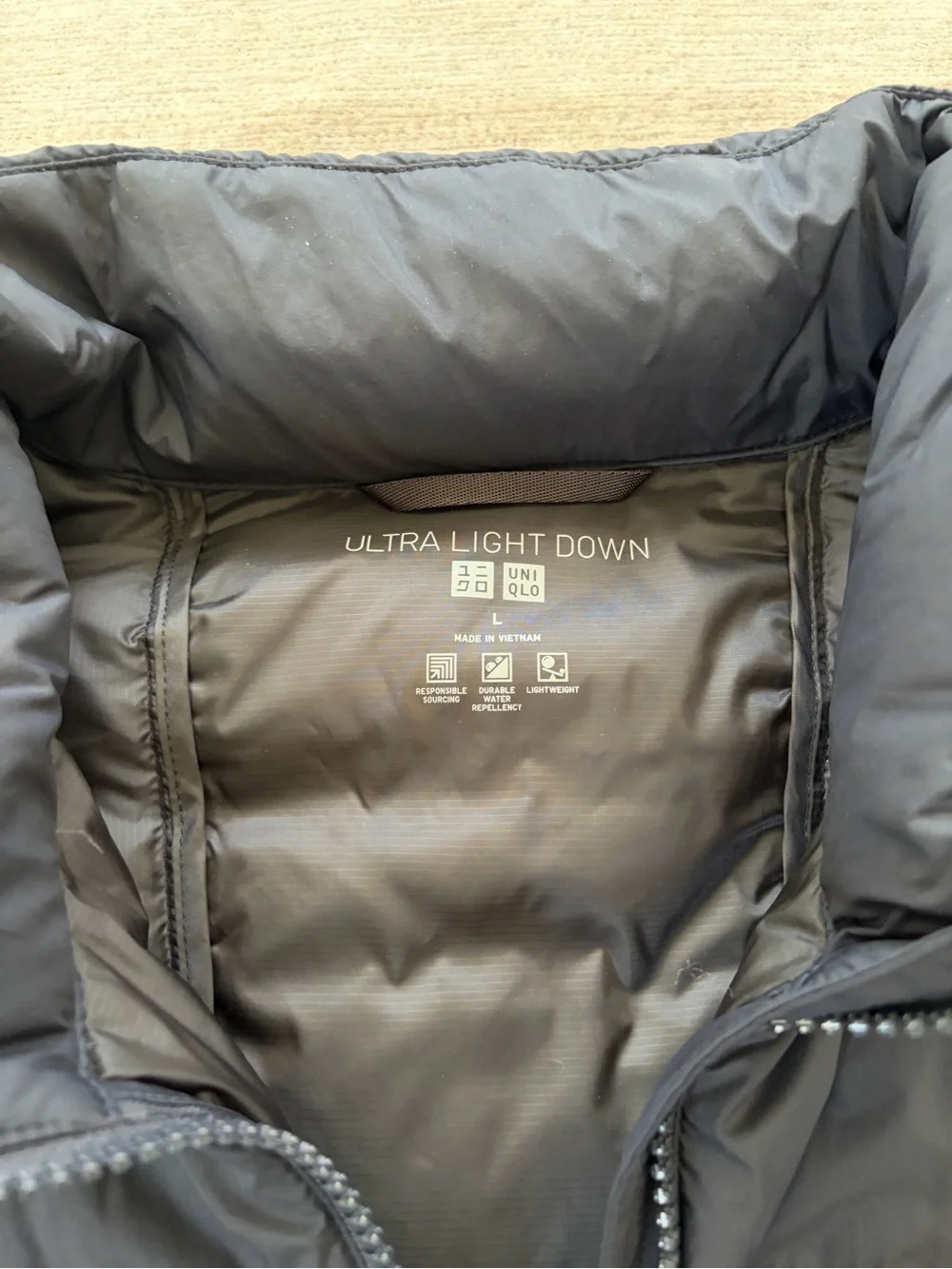 Uniqlo Navy Blue Quilted Down Puffer Jacket